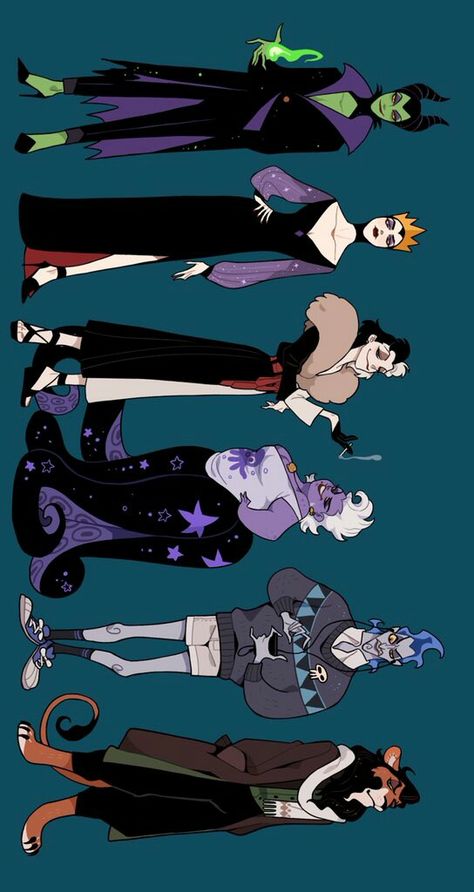 Disney Villains by juanmao Cartoon Villain Character Design, Villian Ideas Drawing, Disney Villian Wallpaper, Disney Princesses As Villains, How To Draw Villains, Disney Villians Drawings, Villain Design Ideas, Disney Villains Fanart, Disney Villains Drawings