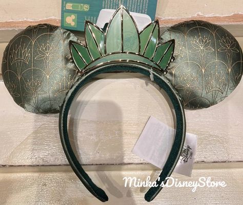 Princess Tiana Mickey Ears, Tiana Mickey Ears, Disney Tiana, Disney Merch, Princess Tiana, Mickey Mouse Ears, Mickey Ears, Disney Trip, Mouse Ears