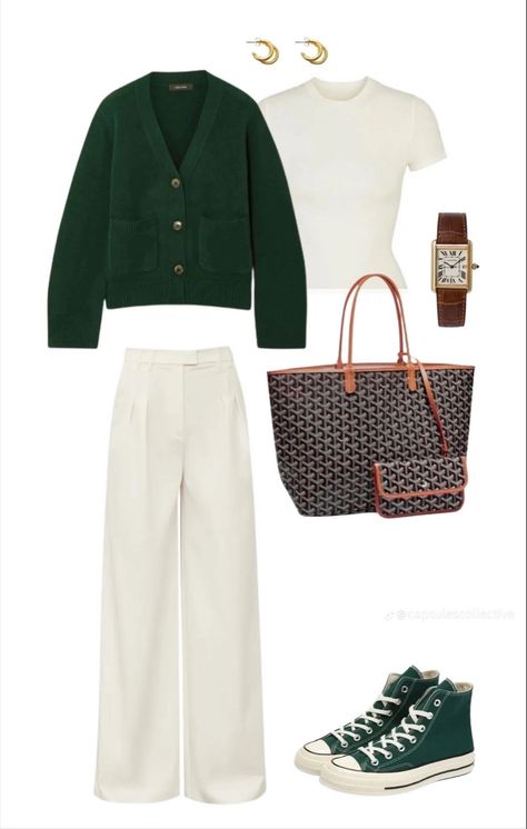 2024 Style Trends Womens, Business Casual Outfits Petite, Garden Date Outfit, Colorful Business Outfits, White Dress Pants Outfit, Asian Outfit Ideas, White Shirt Ideas, Formal Casual Outfits, Uni Outfits