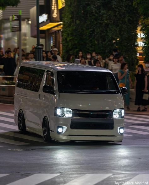 In The Night Sky💫 - Toyota Hiace Modified Hiace Van Modified, Toyota Hiace Modified, Hiace Van, Toyota Wish, Toyota Van, Van Design, Toyota Hiace, Custom Vans, The Night Sky