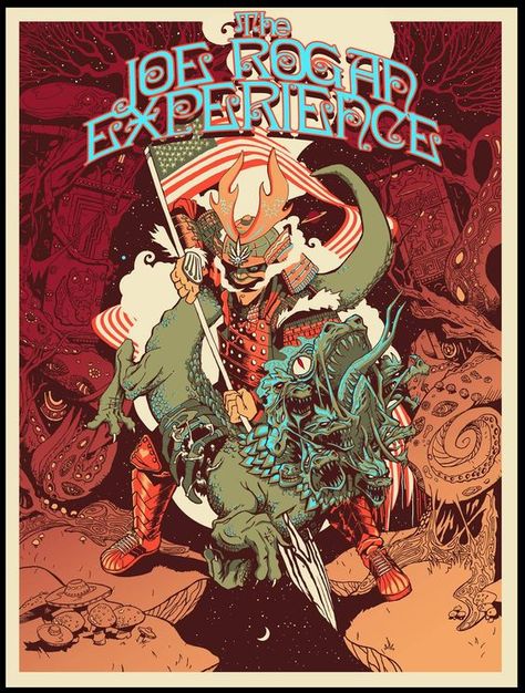 The Joe Rogan Experience fan art by Nick Lakiotes - Imgur: Joe Rogan Experience, Psychadelic Art, Sugar Skull Art, Joe Rogan, The Joe, Gig Posters, Concert Posters, Art Block, Illustrations Posters