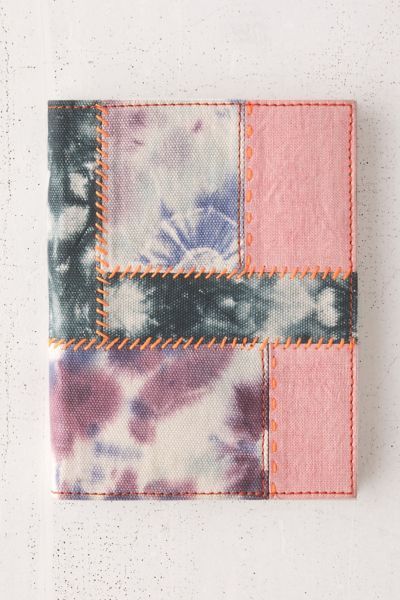 Urban Renewal One-Of-A-Kind Tie-Dye Journal | Urban Outfitters Gifts Wrapping Diy, Textile Crafts, Urban Renewal, Cover Page, Colour Board, Book Binding, Cherished Memories, Cover Pages, Embroidery Patterns