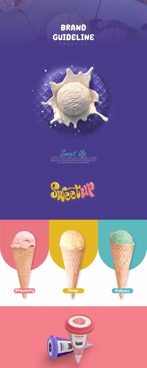 تايبوجرافي typography logo logodesign logo guideline ice cream icecream Ice Cream Logo Branding, Ice Cream Typography, Ice Cream Shop Logo, Ice Cream Logo Design, Magnolia Ice Cream, Logo Ice Cream, Ice Cream Branding, Hierarchy Design, Spaghetti Ice Cream