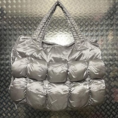 Y2k Cyber Punk Marithe Francois Girbaud puffy... - Depop Francois Girbaud, Marithe Francois Girbaud, Cyberpunk, Large Size, Zipper, Grey, Silver