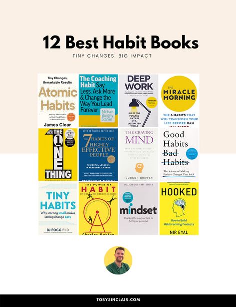 Books About Habits, Tiny Habits Book, Book Infographic, Tiny Habits, Mini Habits, Habit Books, Tiny Habit, Books Tbr, How To Be Single