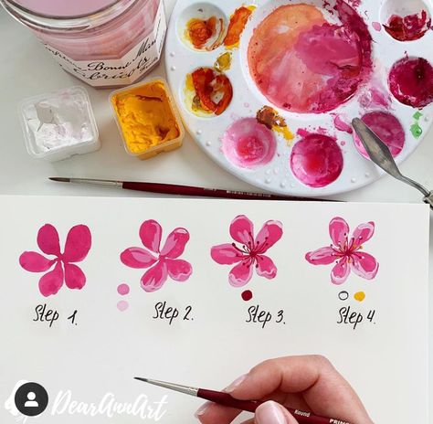 Teen Crafts, Kunst Tattoos, Istoria Artei, Diy Pottery Painting, Flowers Tutorial, Seni Dan Kraf, Have A Lovely Weekend, Soyut Sanat Tabloları, Canvas Painting Designs