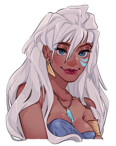 Princess Kida Fanart, Atlantis Kida Fanart, Kida Atlantis Fanart, Kida Fanart, Atlantis Fanart, Kidagakash Nedakh, Six Fanarts Challenge, Six Fanart, Fanart Challenge