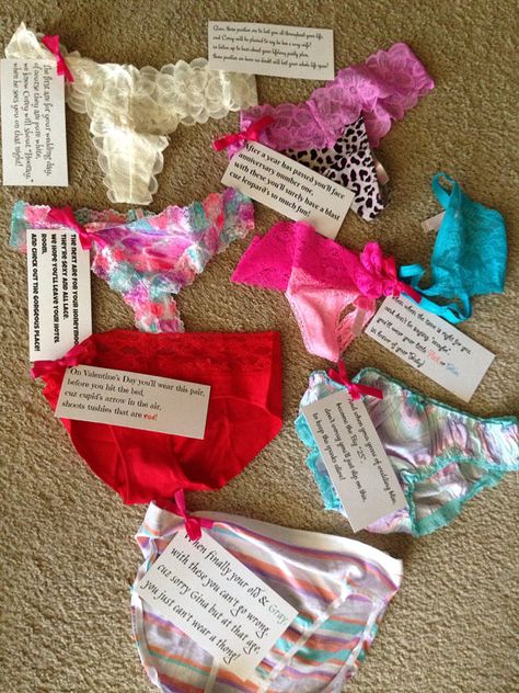 Bachelorette Gift Panty Poem with panties by DesirableEventsByDes Panty Game Bridal Shower, Panty Poem Bachelorette, Bridal Shower Panty Line, Pantie Bridal Shower Game, Bachelorette Bride Gifts, Diy Bachelorette, Bachelorette Diy, Lingerie Bridal Shower Invitations, Gifts For The Bride