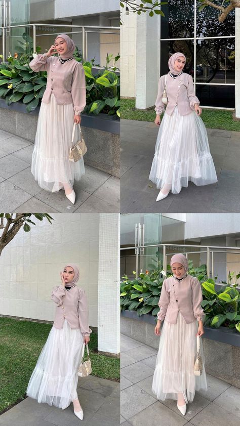 Rok Tutu Ootd, Outfit Rok Tutu, Outfit Perpisahan, Ootd Rok Tutu, Rok Tutu Hijab Outfit, Outfit Bukber Ramadhan Hijab, Outfit Kondangan Casual, Outfit Bukber, Outfit Kebaya