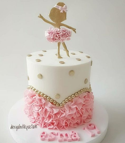 Ballerina Cupcakes Ideas, Ballerina Birthday Cake Ideas, Ballerina Cake Ideas Simple, Ballerina Theme Cake, Tutu Cute 2nd Birthday Party Cake, Ballet Cakes Birthday, Ballet Cake Ideas, Ballerina Cake Ideas, Tutu Birthday Cake