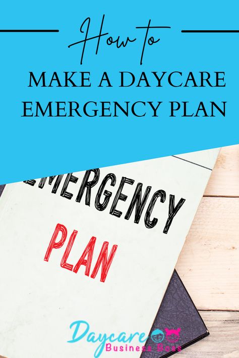 Emergencies can happen even while you are running your daycare. Whether it is a tornado, flood, hurricane, or other natural disaster, you must prepare yourself as a Daycare Owner and your staff members for anything that can happen. Daycare Emergency Plan, Inhome Daycare, Daycare Owner, Start A Daycare, Emergency Preparedness Checklist, Emergency Preparedness Plan, Daycare Business Plan, Daycare Business, Home Childcare