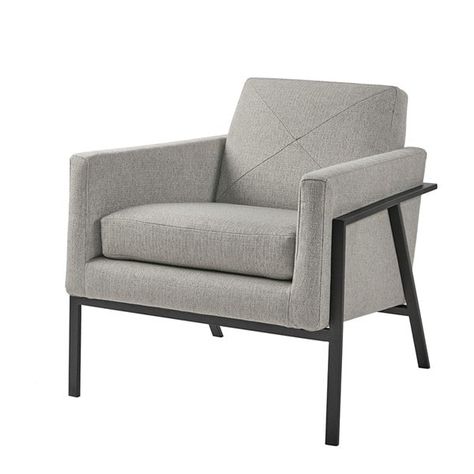 Brayden Accent Chair Bd Design, Office Redesign, Grey Accent Chair, Martin House, Madison Park, Bedroom Chair, Modern Furniture Living Room, Grey Chair, Upholstered Seating