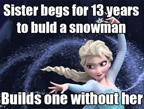 Funny Frozen, Frozen Memes, Disney Quotes Funny, Funny Disney Memes, Disney Animated Movies, Funny Disney Jokes, Funny Disney, Disney Things, Disney Elsa