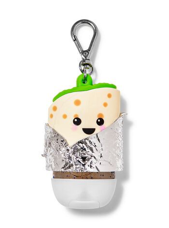 Happy Burrito PocketBac Holder | Bath & Body Works Pocketbac Holder, Sanitizer Holder, Claire's Accessories, Bath N Body Works, Bath Body Works Candles, Body Accessories, Purse Essentials, Hand Sanitizer Holder, Dermatological Skin Care