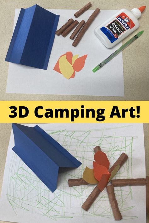 A Camping Spree With Mr. Magee Activities, Camping Unit For Preschool, Tent Craft Preschool, Camping Crafts Preschool, Tent Craft, Camping Preschool, Camping Theme Preschool, Camping Crafts For Kids, Camping With Toddlers