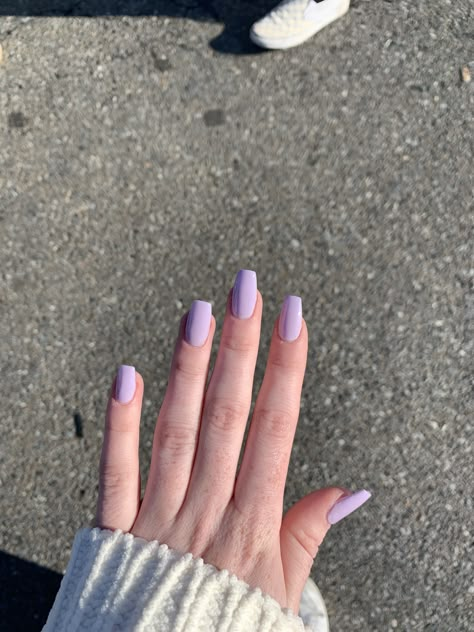 Light Purple Acrylics, Light Lilac Nails, Tire Art, Nail Board, Lilac Nails, Short Coffin Nails, Nail Ring, Nails 2024, Classy Nails