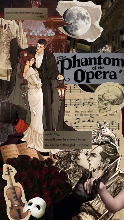 Phantom Of The Opera Wallpaper, Scamander Aesthetic, Opera Wallpaper, Newt Scamander Aesthetic, Romance Goth, The Opera Aesthetic, Phantom Of The Opera Aesthetic, Phantom Of The Opera Fanart, Opera Aesthetic