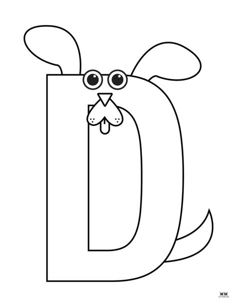 Letter D Printables For Preschool, The Letter D Crafts Preschool, Letter D Worksheets Kindergarten, D For Dog Craft, Letter D Activities For Toddlers, Letter D Crafts For Toddlers, Letter D Preschool Activities, D Is For Craft, D Is For