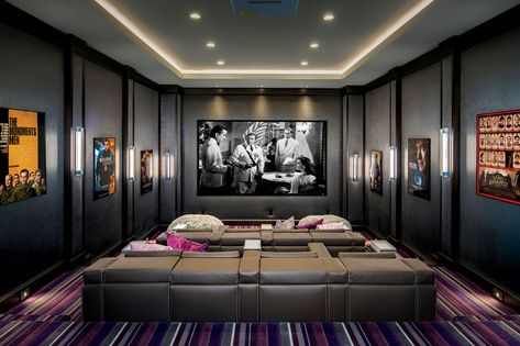 Full House - Phoenix Home & Garden Small Theater Room Ideas, French Transitional, Home Cinema Room, Phoenix Homes, Living Room Essentials, Home Theater Rooms, Theatre Room, Theater Room, Cinema Room