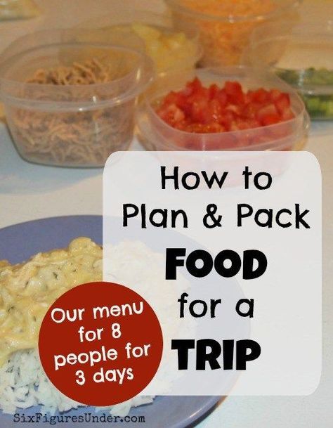 Want to save money on your next trip? Try bringing your own food instead of eating out! Here's a peek into how we plan and pack food for our family trips. Backpacking Meals Diy, Easy Vacation Meals, Vacation Meal Planning, Camping Meal Planning, Backpacking Meals, Road Trip Food, Vacation Meals, Six Figures, Food Pack