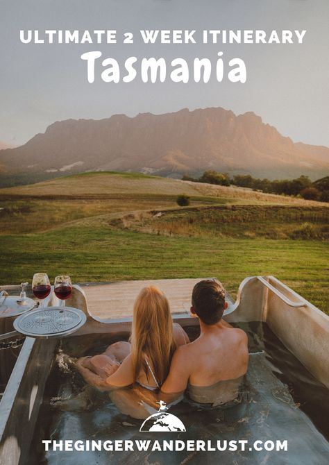 Ultimate 2 week road trip itinerary for Tasmania, Australia. Including all the unmissable stops as well as secret top tips like where to find this amazing outdoor bath! Tasmania Road Trip, Tasmania Travel, Australia Trip, Outdoor Bathtub, Bruny Island, Outdoor Baths, Outdoor Bath, Australian Travel, Tasmania Australia