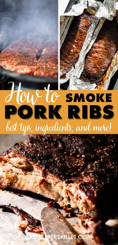 Ribs In Electric Smoker, Pellet Grill Ribs, 321 Smoked Ribs, Smoked Ribs Rub, Smoker Ribs, Ribs On The Grill, Best Electric Smoker, Smoker Recipes Electric, Ribs Recipes