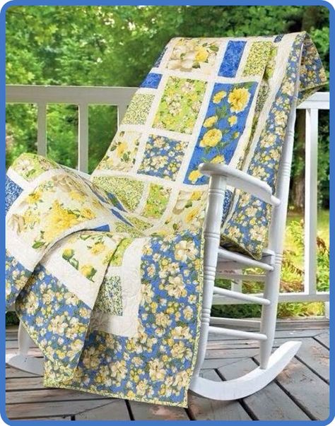 Thursday, March 31st, 2016 Yellow Quilts Ideas, Puzzle Quilt, Yellow Cottage, Yellow Quilts, Blue Cottage, Contemporary Quilts, Blue Quilts, Quilting Tips, Summer Breeze