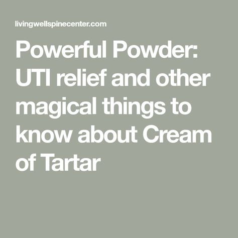 Cream Of Tartar Uses, Organic Orange Juice, Candida Recipes, Cream Of Tarter, Drinks Before Bed, Magical Things, Wellness Wednesday, Natural Body Care, Cream Of Tartar