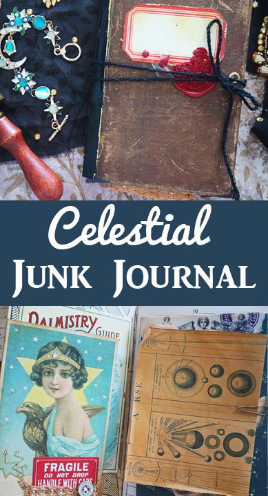 Celestial Junk Journal, Fairy Design, The Graphics Fairy, Tarot Tips, Collage Art Projects, Journal 3, Graphics Fairy, Journal Supplies, Beautiful Collage