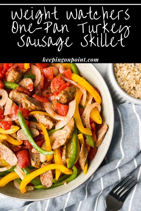 Ww Sausage And Peppers, Ww Sausage Recipes, Turkey Smoked Sausage Recipes Low Carb, Ww Turkey Kielbasa Recipes, Weight Watchers Sausage Recipes, Italian Turkey Sausage Recipes Healthy, Turkey Sausage Link Recipes, Healthy Turkey Sausage Recipes, Turkey Sausage Recipes Healthy