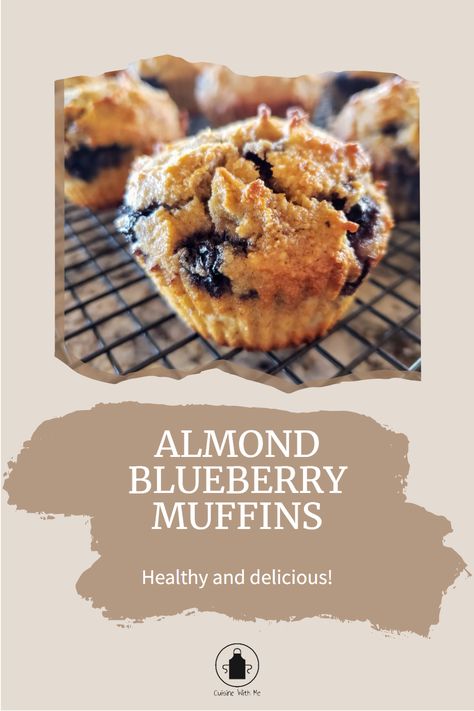 These almond blueberry muffins are amazingly delicious and surprisingly healthy. Almond Flour Banana Blueberry Muffins, Almond Pulp Muffins, Health Sweets, Almond Meal Muffins, Meal Muffins, Almond Pulp Recipes, Power Muffins, Almond Flour Blueberry Muffins, Pulp Recipes