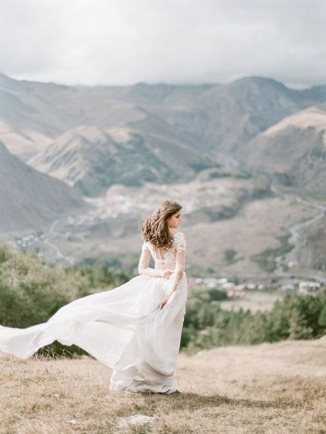 Ethereal Mountainside Bridal Session Pavlova Photography, Shillong, Lace Wedding Gown, Spring Wedding Dress, Wedding Sparrow, Bride Portrait, Romantic Bride, Bridal Session, Bridal Shoot