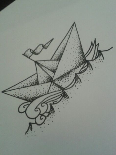 Paper Ship Drawing, Paper Boat Tattoo, Traditional Tattoo Outline, Lighthouse Drawing, Boat Tattoo, American Traditional Tattoo Ideas, Traditional Tattoo Ideas, Optical Illusion Tattoo, Ocean Tattoos