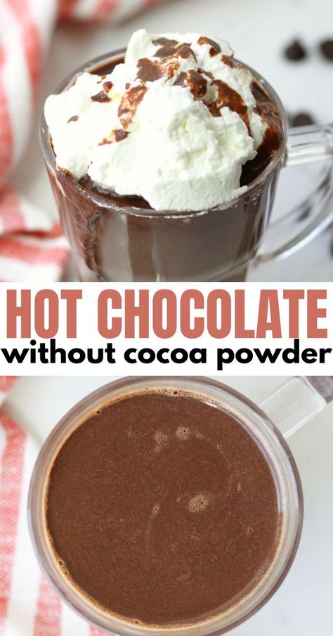 Healthy Cocoa, Healthy Hot Chocolate Recipe, The Best Hot Chocolate, Hot Chocolate Recipe Homemade, Christmas Drinks Recipes, Healthy Hot Chocolate, Best Hot Chocolate, Homemade Dry Mixes, Treats Christmas