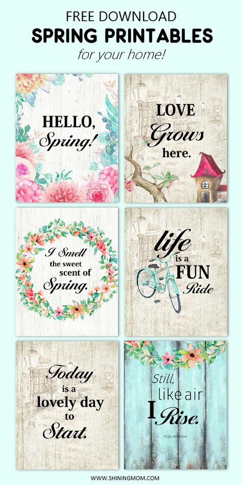 Art For Spring, Spring Printables Free, Girls Lounge, Easter Poster, Mom Printable, Spring Printables, Free Printable Wall Art, Spring Clipart, Easter Art