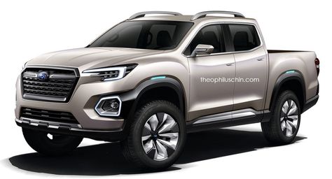 If Renault and Mercedes can do their own versions of the Nissan Navara, why not Subaru too? Best Pickup Truck, Baja Truck, Colin Mcrae, Subaru Baja, Toyota Tacoma Trd, Jeep Pickup, Truck Camping, Nissan Navara, Truck Interior