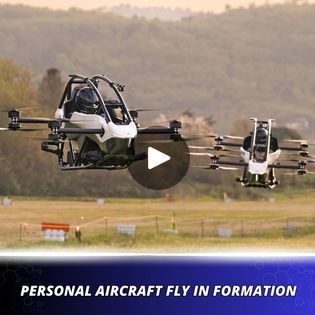 Personal Aircraft Fly in Formation | Watch these personal aircraft fly in formation for the first time. | By Startup SelfieFacebook Personal Aircraft, Air Craft, Start Up, First Time, Aircraft, The One, The First, Cars, Collage