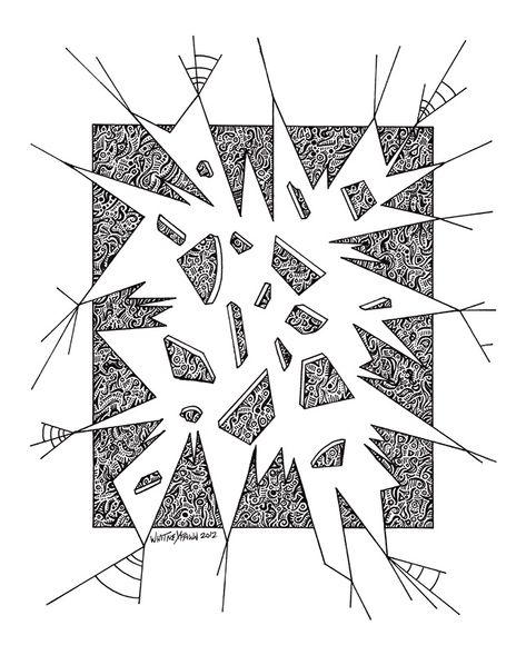 Breaking Boundaries by Whitney Fawn MacEachern Breaking Boundaries Graphic Design, Breaking Boundaries, Pen On Paper, Texture Graphic Design, Manifestation Board, Concept Car, Concept Cars, The Beginning, Boundaries