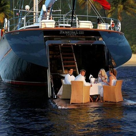 / Yacht Dinner, Perini Navi, Buy A Boat, Boat Names, Funny Science, Yacht Rental, Yacht Interior, Science Jokes, Used Boats