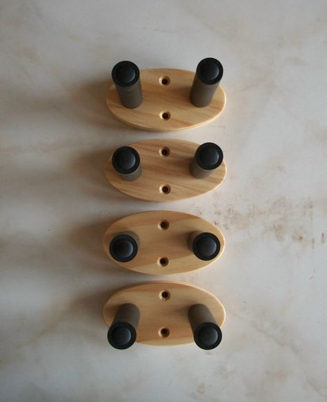 Make your own ukulele wall hanger Wooden Guitar Hanger, Ukulele Hanging On Wall, Guitar Hanger Ideas, Diy Guitar Stand, Ukulele Holder, Wall Pegs, Ukulele Wall Mount, Ukulele Hanger, Diy Phone Stand