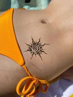 #health, #wellness, #fitness, #selfcare Henna Stomach Designs, Hena Simple Design, Hena Arts Simple, Henna Belly Designs, Hip Henna Designs, Henna Designs On Stomach, Cool Henna Tattoos Simple, Hena Designs Summer, Cute Summer Henna Designs