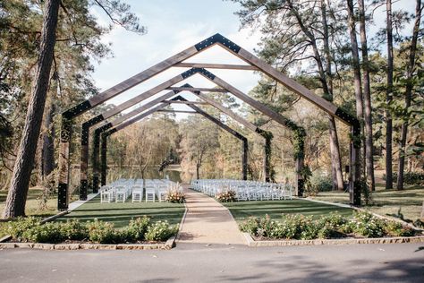 Home - Forever Five Event Venue Event Venue Blueprints, Open Air Wedding Chapel, Outdoor Event Venue Design, Backyard Wedding Lake, Modern Venue Design, Event Venue Floor Plan, Wedding Venue Design, Event Venue Business, Wedding Barns