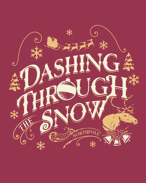 Dashing Through Snow Sweatshirts