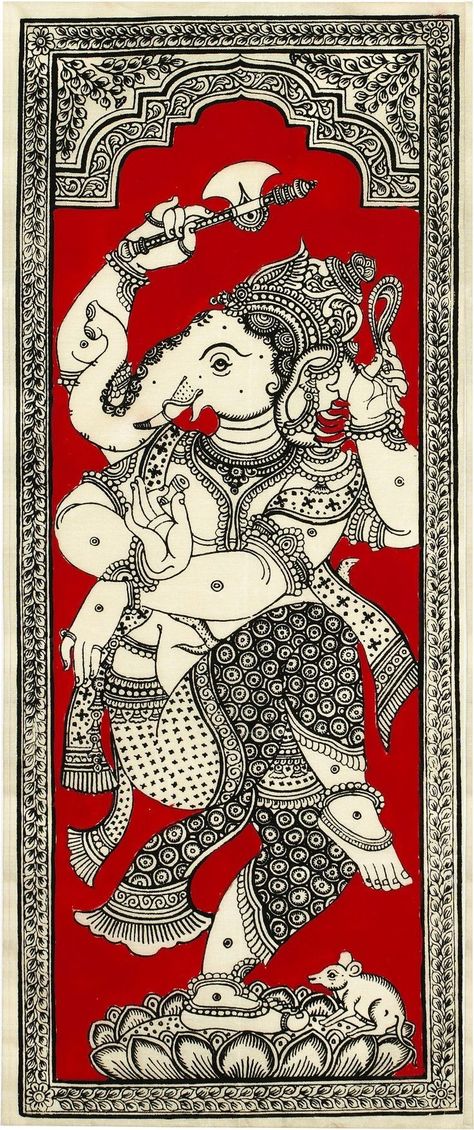 Ganpati Tanjore Painting, Aesthetic Indian Painting, Madhubani Art Ganesha, Pattachitra Art Paintings, Madhubani Ganesha Painting, Ganesha Madhubani Painting, Pattachitra Paintings Odisha, Indian Art Paintings Traditional, Ganesha Painting Acrylics