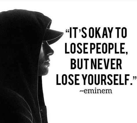 Stay true to yourself and you’ll go far 💯  #inspirationalquotes #loseyourself #connections #eminem #business #truth Eminem Tattoo Ideas Lyrics, Eminem Lyrics Tattoo, Eminem Inspired Tattoos, Eminem Lyrics Quotes, Lose Yourself Eminem, Eminem Lose Yourself, Never Lose Yourself, Eminem Tattoo, Eminem Memes