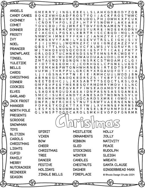 Xmas Word Search, Holiday Word Search Printable, Christmas Word Search For Adults, Christmas Wordsearch Free Printable, Christmas Unscramble Words, Winter Word Search Free Printable, Winter Holidays Worksheet, Adult Word Search Printables, Christmas Word Search Free Printable