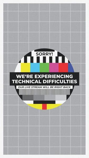 Technical Difficulties Screen, Retro Tv Illustration, Tv Graphic Design, News Logo, Golden Mirror, Channel Branding, Merch Ideas, Technical Difficulties, Tv Design