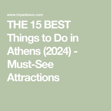 THE 15 BEST Things to Do in Athens (2024) - Must-See Attractions Things To Do In Athens, What To Do Today, Athens Georgia, To Do Today, Tourist Attraction, Athens, This Weekend, Places To See, The Good Place