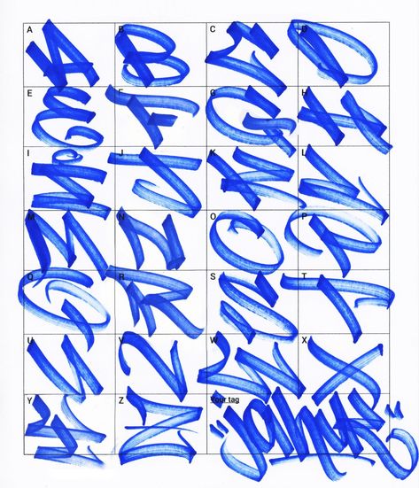 Graffiti Letters: 61 Graffiti Artists Share Their Styles Tagging Letters, Graffiti Alphabet Wildstyle, Graffiti Alphabet Styles, Alphabet Graffiti, Tag Alphabet, Graffiti Lettering Alphabet, Graffiti Art Letters, Graffiti Text, Graffiti Artists