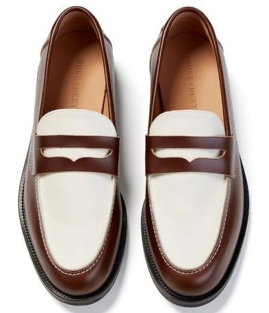 Duke And Dexter Penny Loafers, Brown And White Loafers, Autumn 23, Gents Shoes, Penny Loafers Men, White Loafers, Black Men Fashion Swag, Brown Loafers, Men Loafers